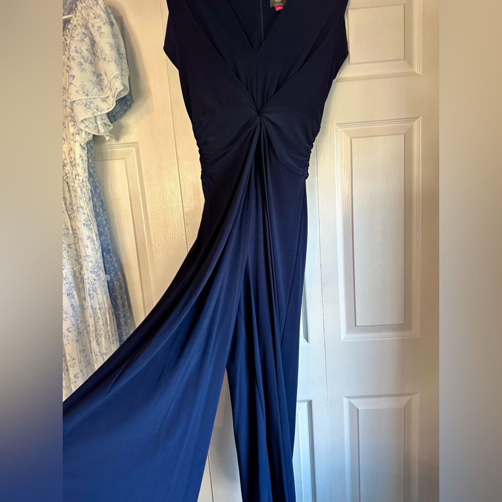 Elegant Navy Blue jumpsuit Vince Camuto